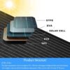 Solar Panel Charging Compatible with Arlo Pro 3/Pro 4/Pro 5S/Ultra/Ultra 2/Go 2, Continuous Power Supply IP65 Weatherproof with 9.8ft Charging Cable and Adjustable Wall Mount...