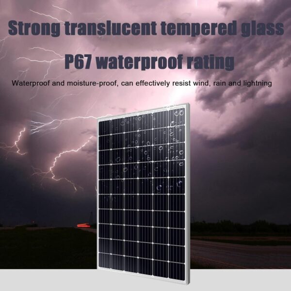 Solar Panel Kit,450W/550W Solar Panel HighEfficiency Monocrystalline Pv Module Designed For Off Grid System, Charge Your Battery Of Rv,