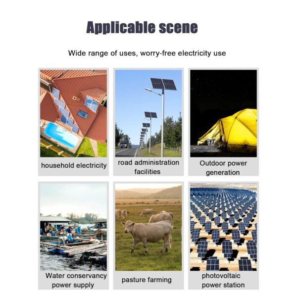 Solar Panel Kit,450W/550W Solar Panel HighEfficiency Monocrystalline Pv Module Designed For Off Grid System, Charge Your Battery Of Rv,