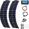 Solar Panel Kit,Solar Panels Solar Panel 400 Watt Flexible Solar Panels 12 Volt Monocrystalline Solar Panel High Efficiency Module Pv