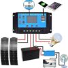Solar Panel Kit,Solar Panels Solar Panel 400 Watt Flexible Solar Panels 12 Volt Monocrystalline Solar Panel High Efficiency Module Pv