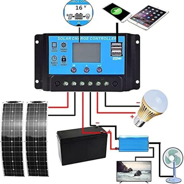 Solar Panel Kit,Solar Panels Solar Panel 400 Watt Flexible Solar Panels 12 Volt Monocrystalline Solar Panel High Efficiency Module Pv