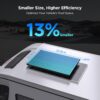ZOUPW N-Type 16BB 100 Watt Solar Panel,Solar Panel 100W 12V,25% High Efficiency Monocrystalline PV Module IP68 Waterproof for RV Camp Marine Rooftop Power Station Off-Grid...